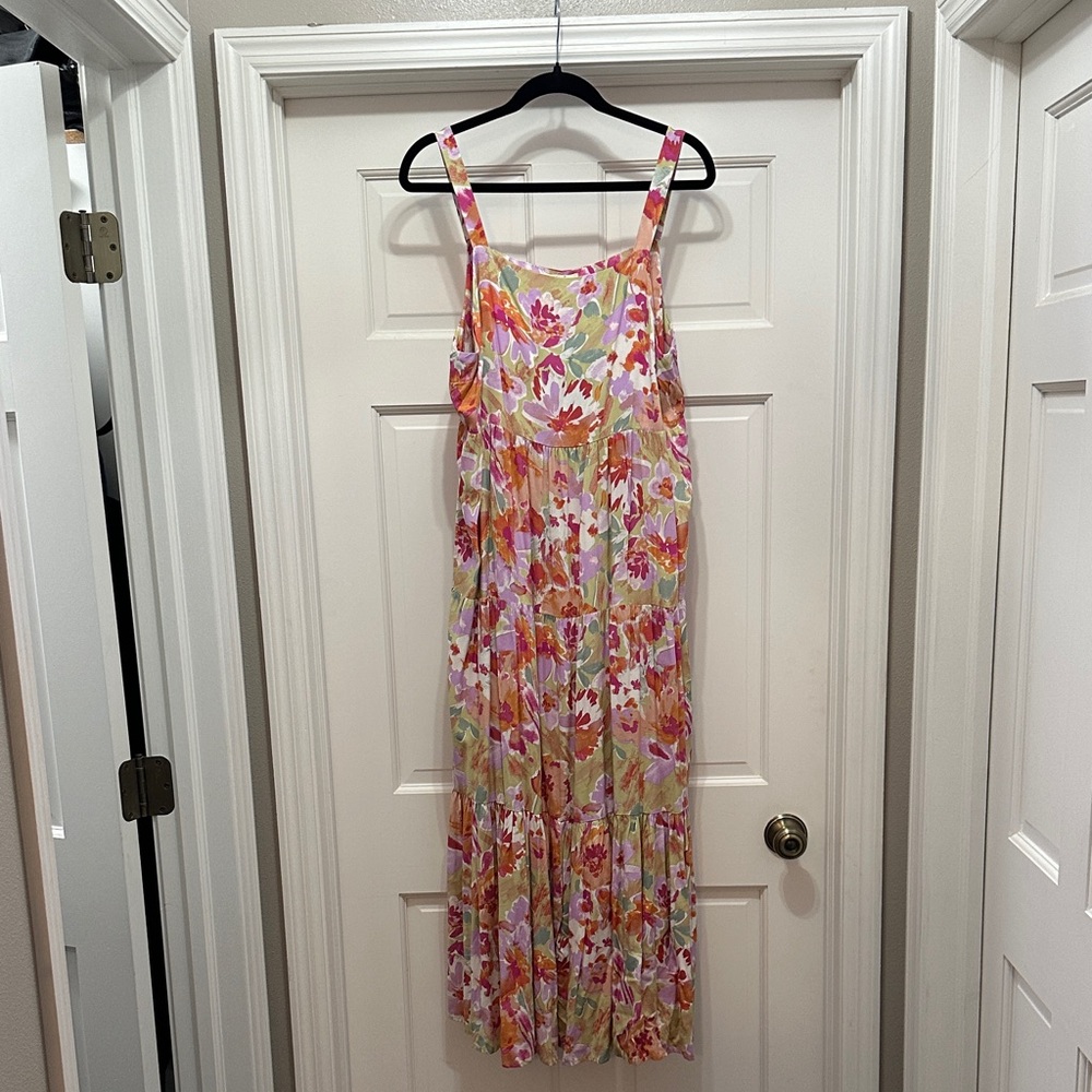 Floral Elegance Maxi Dress
